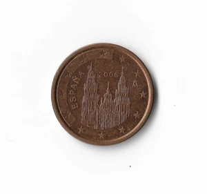 2006 Spain - 5 Euro Cents - 626 - Copper Plated Steel - 3.9g - Picture 1 of 2