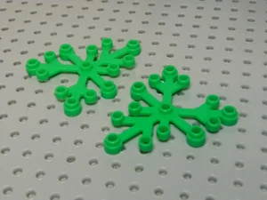 Lego Plant Tree Foliage 5x6 [2417] Light Green x2 - Imagen 1 de 5