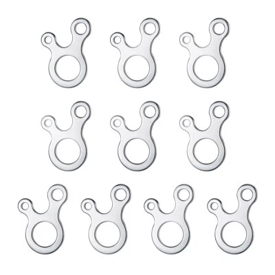 Ajustador de cable Guyline ACERO HALCÓN, 3 agujeros hebilla de nudo para clavijas de tienda camping Foto 1 de 4