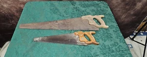 Two Vintage Disston Hand Saws Made In The Usa - Picture 1 of 3