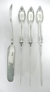 Set 4 spargi burro Kenilworth di Albert Coles in argento sterling Master. S-209 - Foto 1 di 10