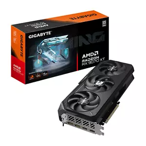 Gigabyte RX9070 XT Gaming OC 16GB PCI-E 5.0 GV-R9070XTGAMING OC-16GD GDDR6 256BI - Picture 1 of 4