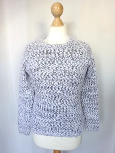 Sweater Angora Girl Mesh Gray Black And Wire Silver IN Extenso Size 12 Years - Picture 1 of 7