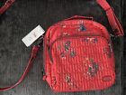 Lug Ranger Red Boquet Floral Quilted Puffer R&R Crossbody Bag & Wallet