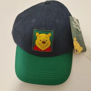 Disney Parks Winnie The Pooh Classic Hat Baseball Cap Adjustable Blue Green - Picture 1 of 6