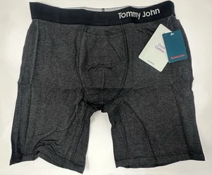 Tommy John Hombres Cool Algodón Brezo Calzoncillo Boxer Carbón Brezo Grande - Imagen 1 de 4