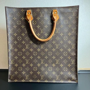 Original Louis Vuitton Sac Plat Monogramm Canvas Beuteltasche M51140 #ss67 - Bild 1 von 15