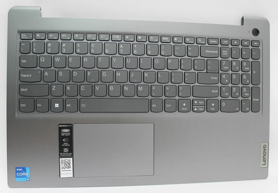 Lenovo 5CB1B69155 Palmrest w/ Keyboard ENG Non-Fingerprint IdeaPad 315ITL6 A - Image 1 of 1