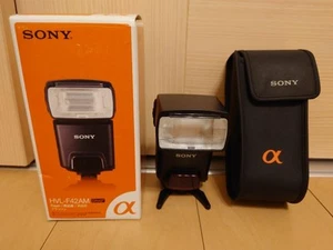 Sony HVL-F42AM Flash Strobe Auto HSS Zoom Battery Powered Studio Light - Picture 1 of 3