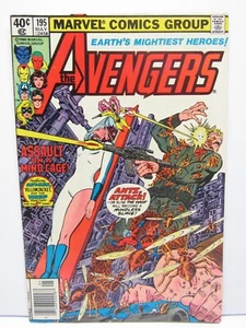VINTAGE MARVEL COMIC BOOK AVENGERS #195 ANT-MAN WASP TASKMASTER by PEREZ FINE+ - Picture 1 of 5