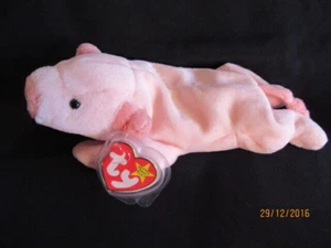 TY BEANIE BABY SQUEALER - PIG - INDONESIA - MINT CONDITION - RETIRED WITH TAGS - Picture 1 of 1