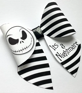 PESADILLA HALLOWEEN MARINERO ARCO IMPRESO LONA TELA MOÑO TEMPERATURA HACER LAZOS PARA EL CABELLO - Imagen 1 de 3