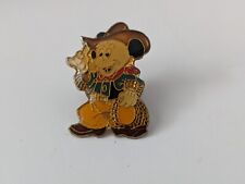 Mickey Mouse Vintage Collectable Lapel Hat Pin Cowboy Outfit