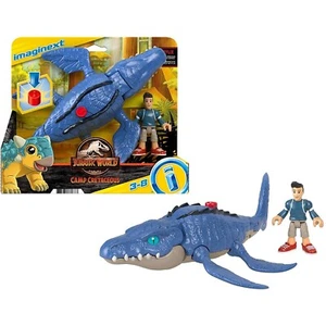 IMAGINEXT JURASSIC WORLD CAMP CRETACEOUS MOSASAURO DINOSAURO FISHER PRICE MATTEL - Imagen 1 de 1