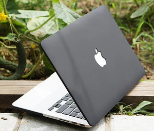 Black Matte Hard Case Cover for Macbook Air Pro 13  14 15 16  A2991 A2992 A2918 - Picture 1 of 7