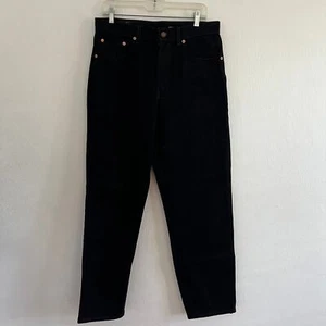 Jeans Vintage Levis 550 34x32 Relaxed Jet Black Lavaggio Made in USA 100% Cotone anni 90 - Foto 1 di 6