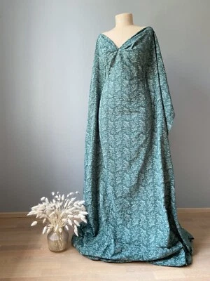 100% cotton muslin fabric botanical pattern from South Korea — 第 1/3 张图片