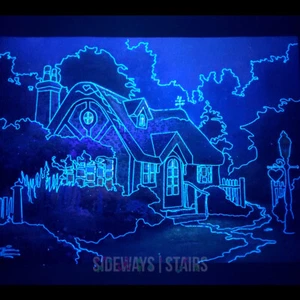 THOMAS KINKADE GLOW IN THE DARK PUZZLE 2005 Candlelight Cottage 1996 1000pc RARE - Picture 1 of 24