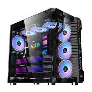 UFO III Full-Tower Gaming PC Gehäuse – ATX/M-ATX/ITX, Tempered Glass DE Versand - Bild 1 von 9