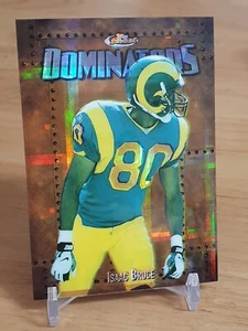 1997 Topps Finest Gold Atomic Refractor Isaac Bruce SP Raro Salón de la Corte paquetes 1:288 - Imagen 1 de 3