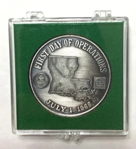 South Central Bell Phone Company 1st Day Operations Coin Medal 1968 AT&T Vtg Old - Picture 1 of 10