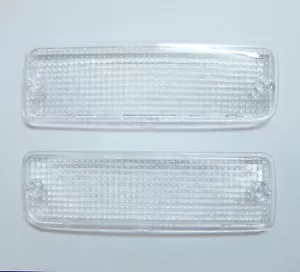 Bumper Front Bar Indicator Lamp CLEAR LENS PAIR 2/4WD For TOYOTA Hilux 1988-97 - Picture 1 of 6