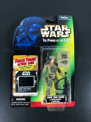Figura Star Wars ENDOR REBEL SOLDIER Freeze Frame 3.75" POTF 1997 Nuevo ROTJ Foto 1 de 4