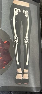 Hot Topic Women’s Skeleton Leg Bones Printed Leggings Size:M NWT! - Picture 1 of 2