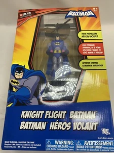DC Batman Knight Flight Batman R/C Helecopter Bandai Rechargeable - Picture 1 of 7