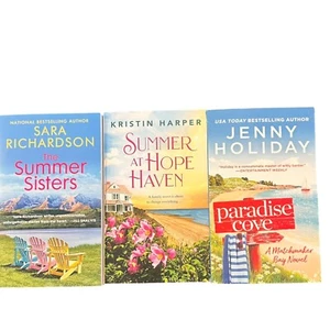 Bundle Of 3 Books Summer Vacation Romance Paperbacks Holiday, Richardson, Harper - Picture 1 of 8