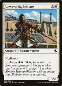 UNWAVERING INITIATE x4 mtg NM-M Amonkhet 4 Common - Picture 1 of 1