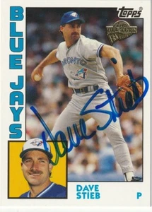 DAVE STIEB TORONO BLUE JAYS  SIGNED 2003 TOPPS ALL-TIME FAN FAVORITES #33 - Picture 1 of 1