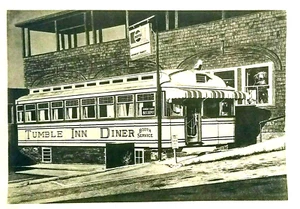 John Baeder Original MEZZOTINT prints "Tumble In Diner " Signed/numbered 200 - Picture 1 of 7