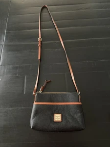 Dooney & Bourke Pebble Leather Crossbody Bag - Picture 1 of 15