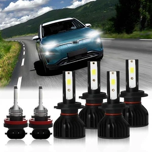 Faro LED de haz alto bajo + bombillas antiniebla para Hyundai Kona eléctrico 2018-2020 - Imagen 1 de 16