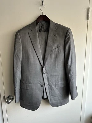 Traje Ermenegildo Zegna SUIZA A MEDIDA Gris Troffeo 600 Foto 1 de 4