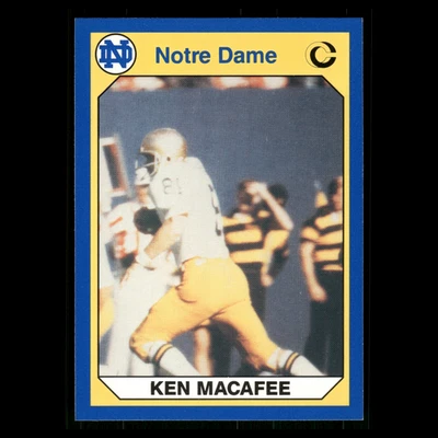 Ken MacAfee #23 1990 Collegiate Collection Notre Dame Notre Dame Fighting Irish - Image 1 of 3