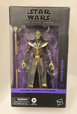全新带盒星球大战黑色系列帝国阴影 Xizor 王子人偶 6 比例 — 第 1/4 张图片