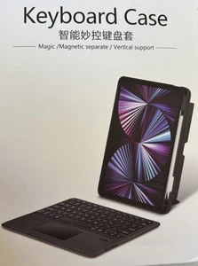 Magic Keyboard Case -Black and Green- 9.7-12.9in - Picture 1 of 7