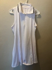 Damen weißes Polyseter Golfkleid weiß Medium - Bild 1 von 2