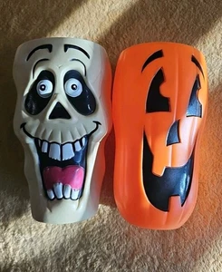 Halloween Soffietto Stampo Zucca Scheletro Plastica Tazza Pasqua Lotto Illimitato (2) - Foto 1 di 11