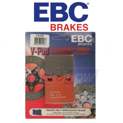 EBC Front Semi-Sintered V Brake Pads for 1980-1988 BMW R100RT - Brake Brake wi Foto 1 de 4