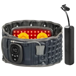 Decompression Back Belt with Red Light Heating & Massage, Cordless Lumbar Sup... - Picture 1 of 7