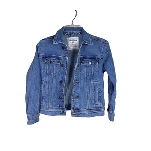 Abercrombie Kids Denim Jean Jacket Classic Fit Button Up Girls Size 9/10 New! - Picture 1 of 7