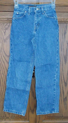 FADED GLORY GIRL'S  RELAXED FIT BLUE JEANS SIZE 10 SLIM - Image 1 of 2