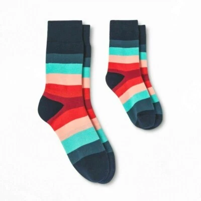 Pair of Thieves Men's Dad Kid Twinsies Socks Simon Ese Size S 18mo-3yrs Striped - Image 1 of 4