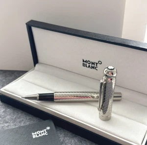 Montblanc Classique Luxus Tintenroller Silber 163 Neu mit Box - Bild 1 von 6