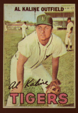 1967 Topps Venezuela #210 Al Kaline Tigers Venezuelan Gd (paper) Crease Free