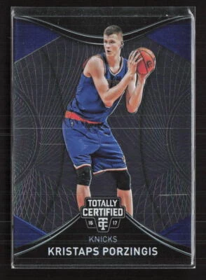 2016-17 Panini Totally Certified #49 Kristaps Porzingis New York Knicks (D) - Image 1 of 2