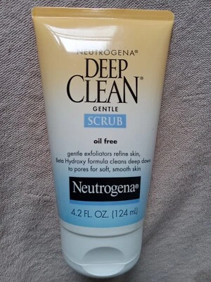 Neutrogena Deep Clean Gentle Face Scrub 4.2 Fl oz Oil Free Dermatologist Tested - Image 1 of 3